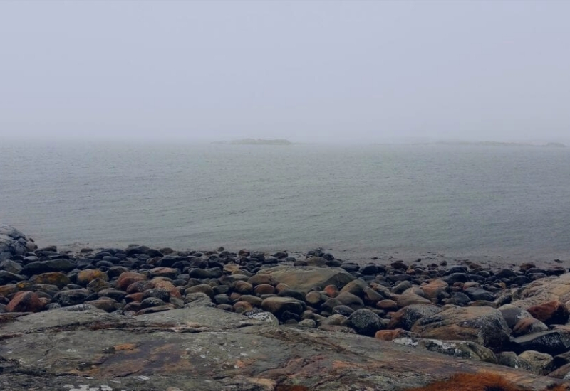 Ocean View from Vrångö Island in Gothenburg Archipelago