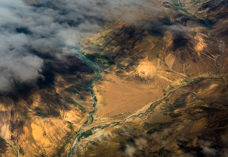 View from airplane, Leh Ladakh