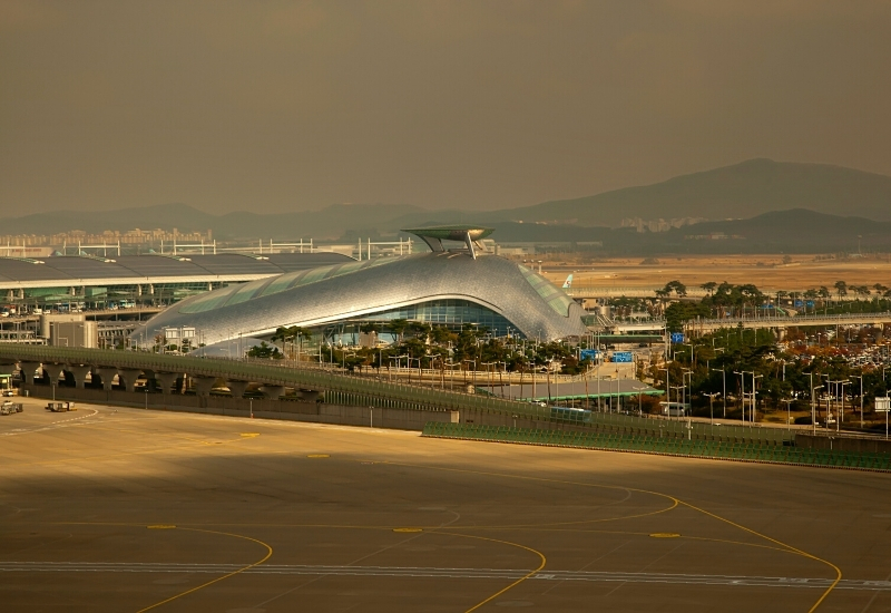 Incheon International Airport in Seoul, South Korea