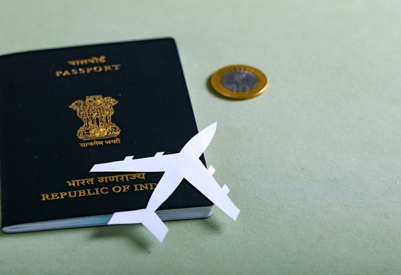 Indian Passport concept