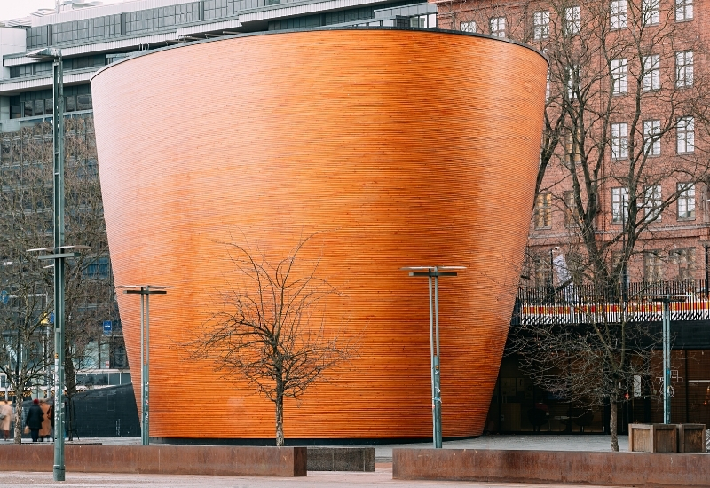 Kamppi Chapel Or Chapel Of Silence