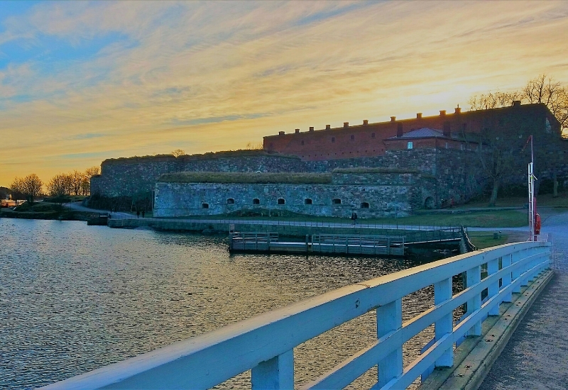 A bridge in Suomenlinna