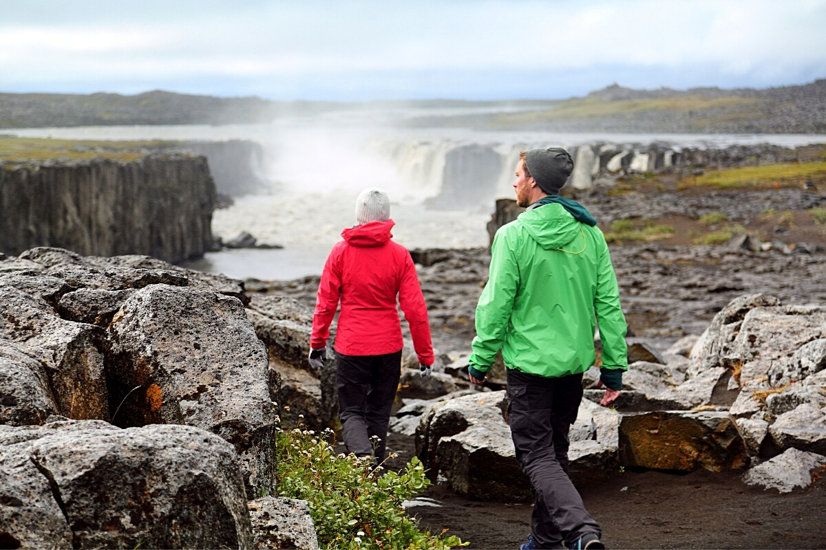 11_People near Selfoss waterfall Iceland